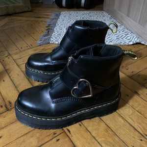 Lazy Oaf x Doc Marten heart buckle boots - size 9
